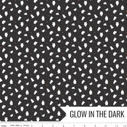 Ghosts in Black Glow in the Dark
