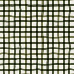 Winter Gingham in Mistletoe Green