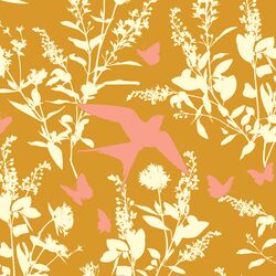 Swallow Study in Warm Gold