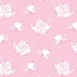 Tea Set Toss in Camilla Pink