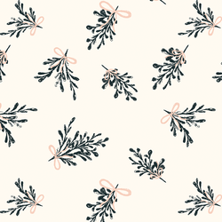 Boughs of Holly in Snow