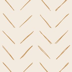 Large Chevron in Spruce Yellow on Egret