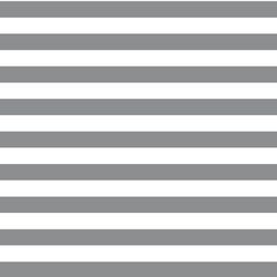 Horizontal Candy Stripe in Smoke