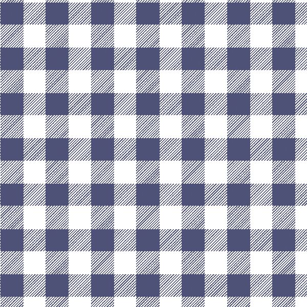 Medium Buffalo Plaid in Indigo