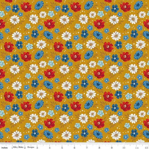 Floral in Golden