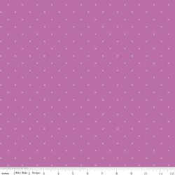 Bee Cross Stitch in Plum