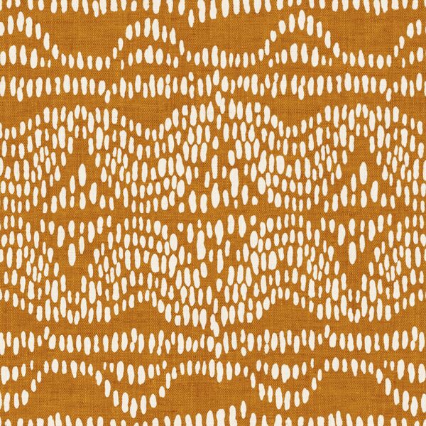 Large Dripping Dots in Caramel