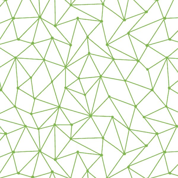 Astral Nights in Greenery on White