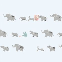 Jungle Parade in Blue Mist