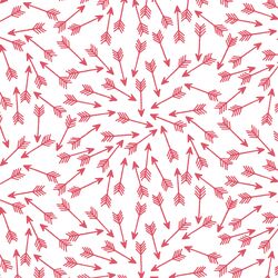 Arrows in Passion on White
