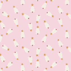 Christmas Trees in Pink Floss