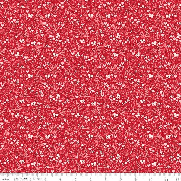 Ditsy Floral in Red