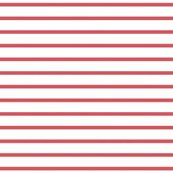 Small Modern Stripe in Red Ginger