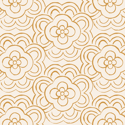 Flower Deco Tile in Magnolia