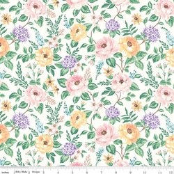 Floral in Cream