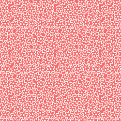 Flower Doodle in Rouge