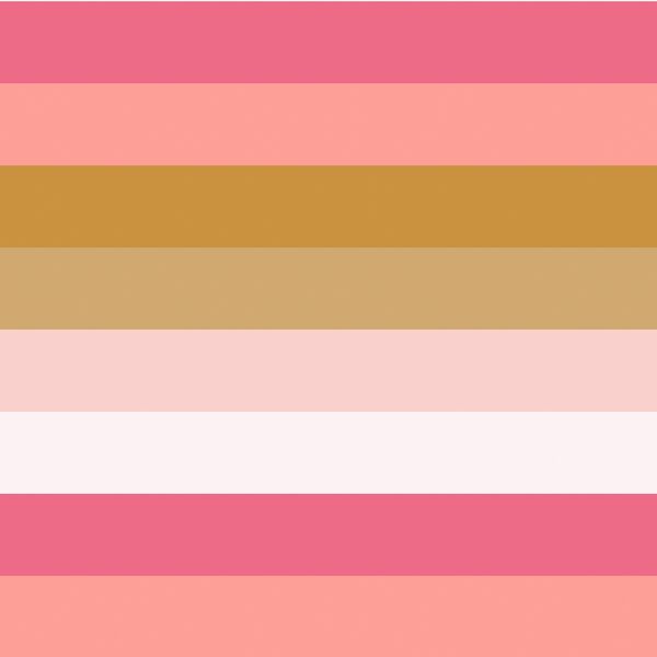 Look Lively Stripe in Just Rosy