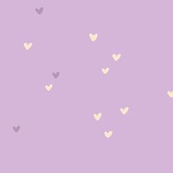 Heart Confetti in Lilac