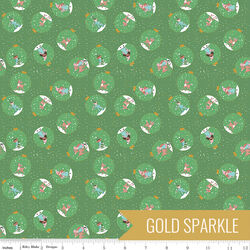 Ornaments in Green Sparkle