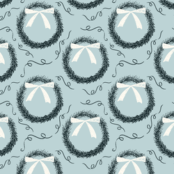 Deck the Halls in Frosted Blue
