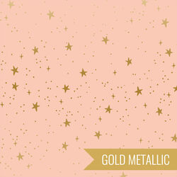 Stars in Blush Metallic