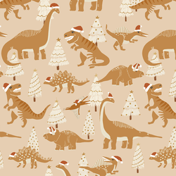 Christmas Dinosaurs in Custard
