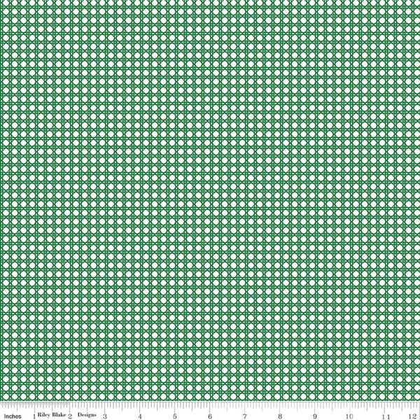 Basketweave in Green