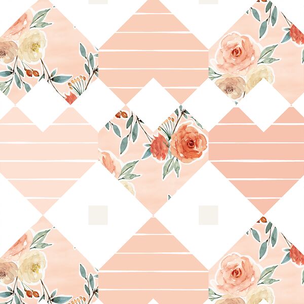 Patchwork in Barely Blush