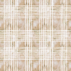 Watercolor Plaid in Vintage