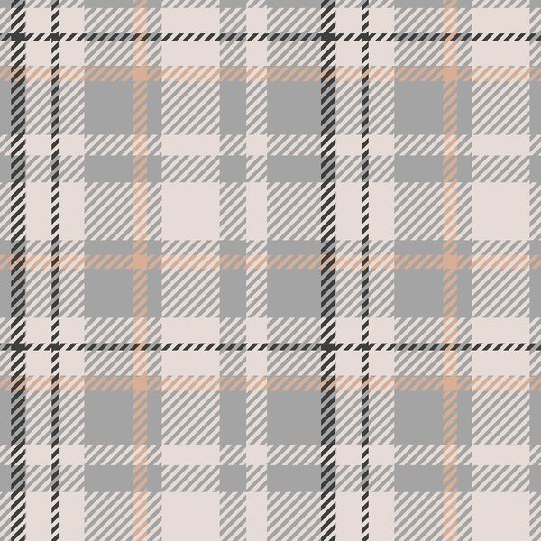 Haunted Tartan in Smoke Gray