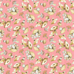 Mushroom Toss in Medium Pink