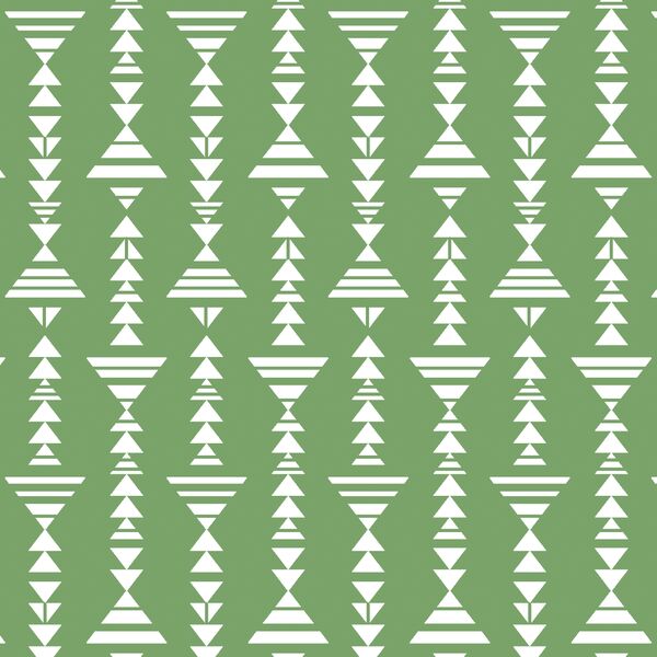 Little Tribal Stripe in Pistachio