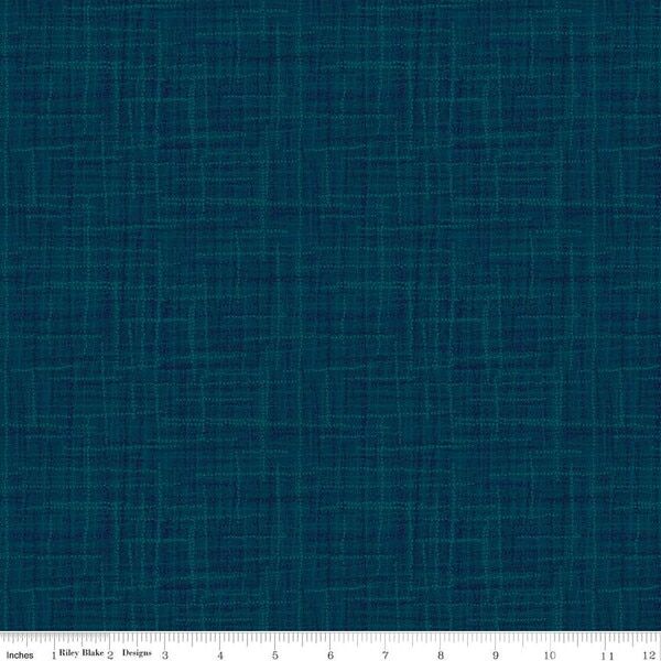 Grasscloth Cottons in Warm Navy