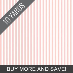 1/4" Stripe in Baby Pink - 10 Yard Bolt