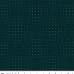 Dots in Dark Teal