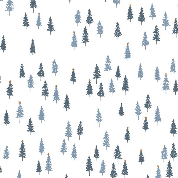 Woodland in White