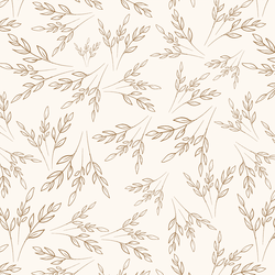 Flowing Branches in Cream
