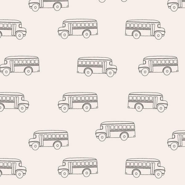School Bus in Warm Charcoal