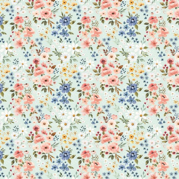 Little Blooming Travels in Airy Blue