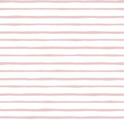 Artisan Stripe in Blush on White