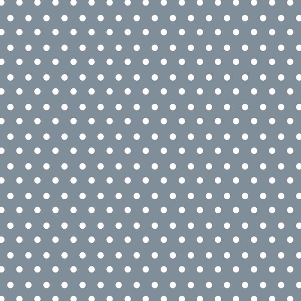 Winter Dot in White on Winter Blue
