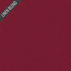Linen Blend Solid in Sangria
