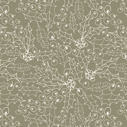 Holly Sketch in Fern Green