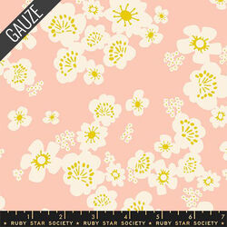 Hana Double Gauze in Peach Blossom