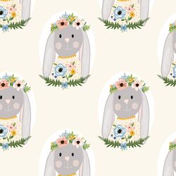 Large Bunny in Ivory