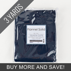 Flannel in Navy - 3 Yard Quick Cut