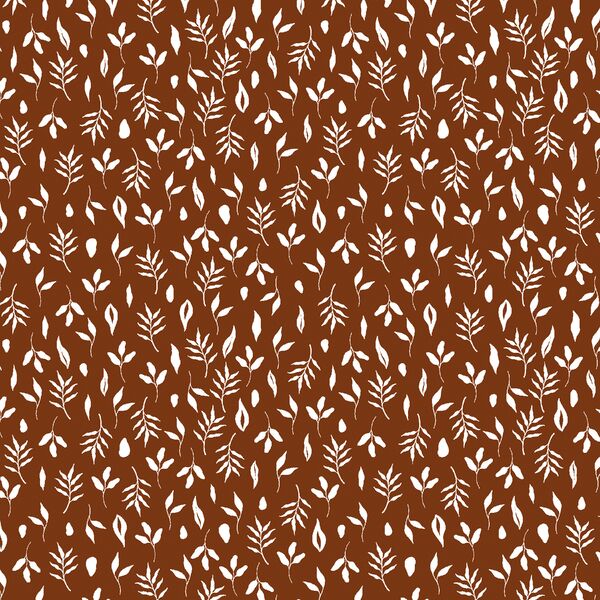 Leaves in Mahogany