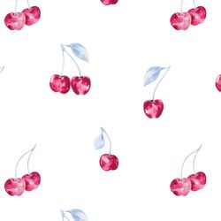 Simple Cherries in Blue