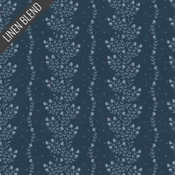 Linen Blend in Climbing Rose