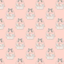 Little Easter Basket in Blooming Pink